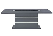 Monaco Dining Table in Dark Gray